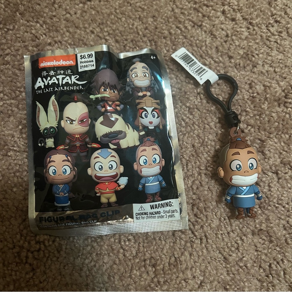 Avatar The Last Airbender Bag Clip Blind Bag - Series 1 - Sokka